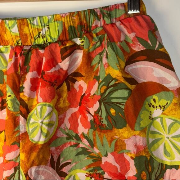 Dress Forum LA Tropical Print Shorts women's size small citrus fruit print - Picture 13 of 16